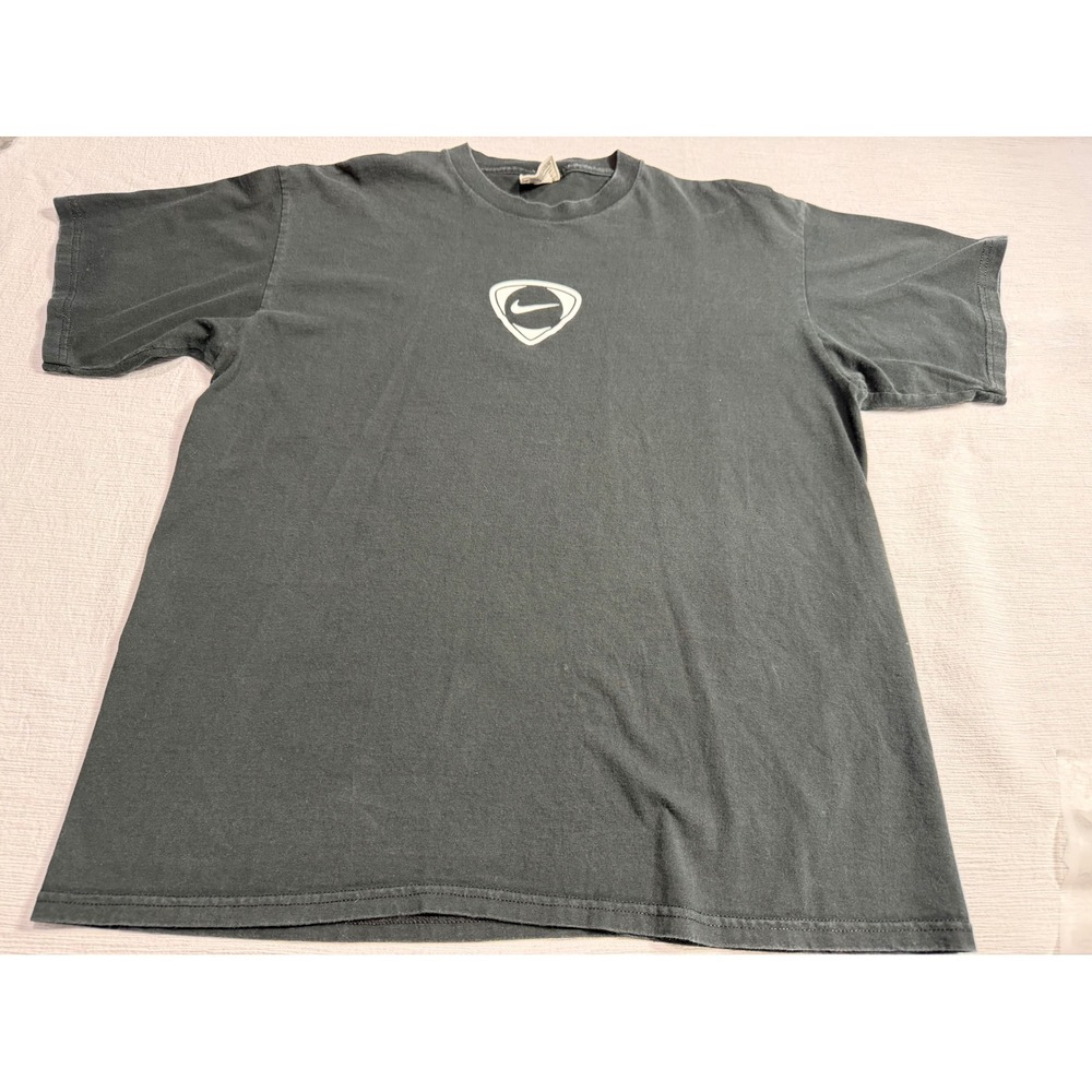 Vintage Nike Los Angeles Galaxy Staff T-Shirt Mens Large Black MLS Soccer 90s